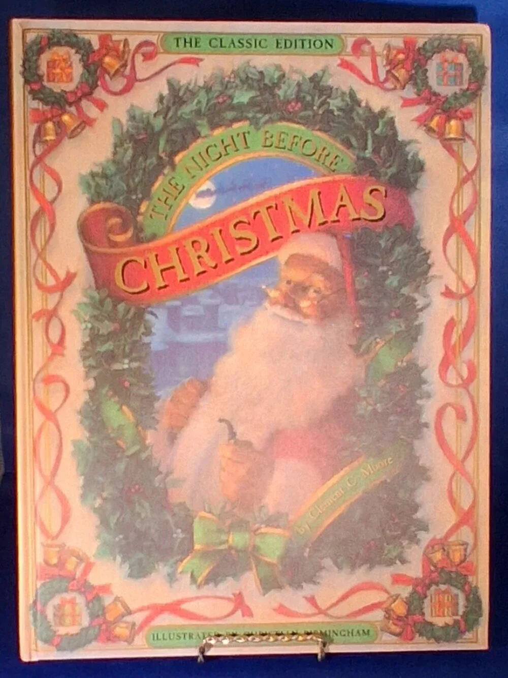 Vintage The Night Before Christmas Classic Edition Hardcover Book 1995